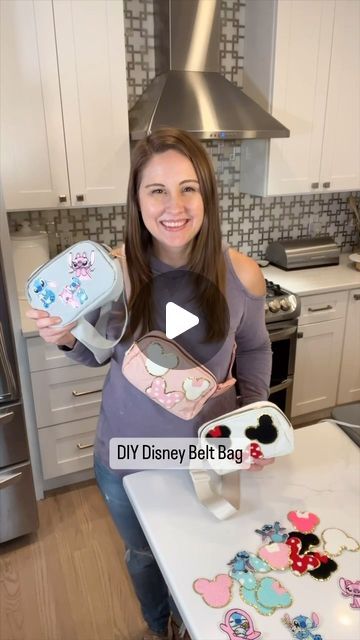 YWM Family on Instagram: "Here's a cute way to carry around your stuff @disneyparks! ❤️ 🖤 🏰 Which belt bag is your favorite? Comment NEED TO HAVE IT if you want me to DM a 🔗 for the patches or bags! Follow for more fun ideas. 😊 #disneydiy #disneyparks #disneyessentials #disneyfamily #disneylover #disneyvacation" Diy Disney Belt Bag, Disney Belt Bag, Disney Essentials, Disney Patches, Diy Disney, Disney Lover, Disney Diy, Disney Family, You Want Me