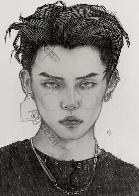 Yeonjun Drawing, Tattoo Art Drawings Sketches, Youtube Drawing, Fox Drawing, Person Drawing, Baroque Art, Kpop Drawings, Easy Drawings Sketches, Txt Yeonjun