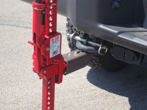 Hi lift jack mount using Box Link | Ford Raptor Forums Hi Lift Jack Accessories, Tactical Truck Ideas, Truck Hacks, Hi Lift Jack Mount, Truck Accesories, Mini Trucks 4x4, Jeep Wj, Tactical Truck, Tacoma Truck