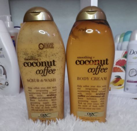 Coconut Oil Coffee, Coconut Coffee, Cosmetic Shop, Body Smells, Body Hair, Fresh Coffee, Hair Health, Body Cream, Body Wash