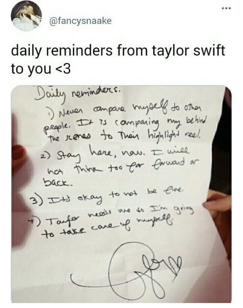 Taylor Swift Journal, All The Bright Places, All About Taylor Swift, Taylor Swift Funny, Daily Reminders, Long Live Taylor Swift, Live Taylor, Taylor Swift 13, Taylor Swift Quotes