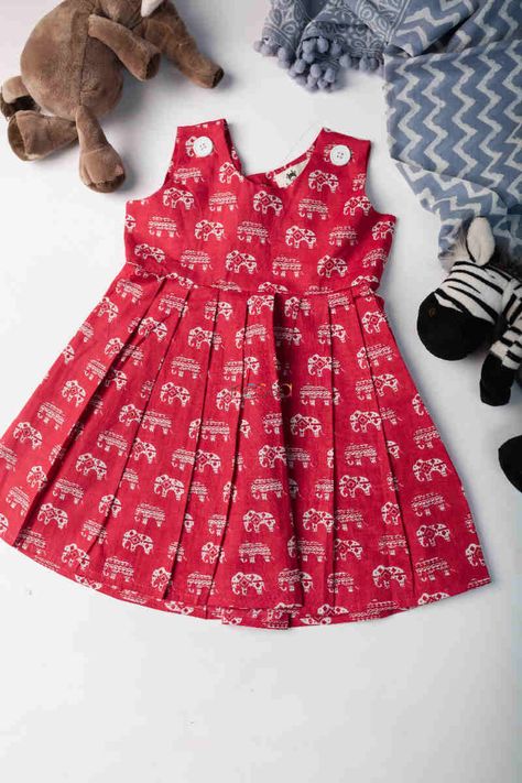 Vyasti Kids Cotton Frock Kids Cotton Frocks Design, Crochet Baby Frock, Baby Frock Design, Cotton Frock, Cotton Frocks For Kids, Frocks For Kids, Kids Dress Collection, Baby Frock Pattern, Cotton Frocks