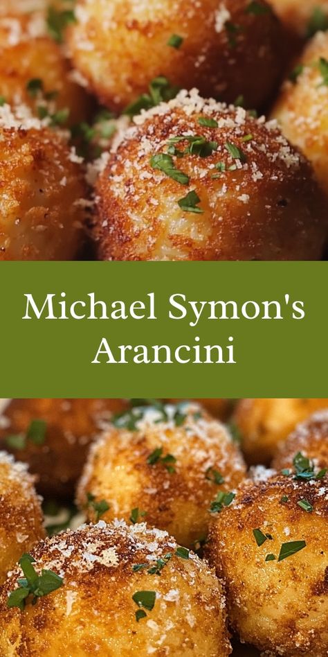 Preparing Michael Symon's arancini brought joy to my kitchen, with laughter echoing as my partner helped roll the rice balls. The aroma filled our home on a cozy Saturday, making it a perfect family treat for our gathering. Best Arancini Balls Recipes, Arancini Recipe Italian Risotto Balls, How To Make Arancini Balls, Sicilian Arancini Recipe, Arancini Recipe Air Fryer, Arancini Balls Recipes, Arancini Recipe Italian, Saturday Dinner Ideas, Arancini Balls