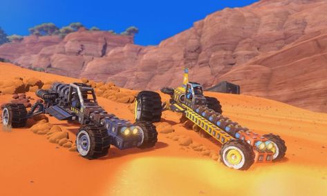 Trailmakers is a vehicle-building exploration game with influences from games like Besiege Building Games, Games To Buy, Game Ideas, Sandbox, Xbox One, Image Search, Monster Trucks, Harry Potter, Gaming