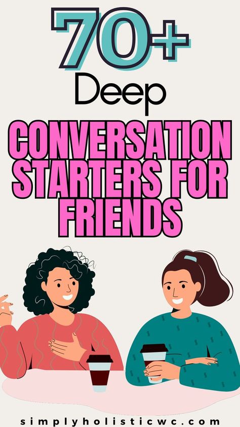 Deep Conversation Starters for Friends Friend Conversation Starters, Topic To Talk About With Friends, Random Questions To Ask Friends, Conversation Starters For Friends, Fun Conversation Topics, Deep Conversation Starters, Questions To Get To Know Someone, Deep Conversation, Topics To Talk About