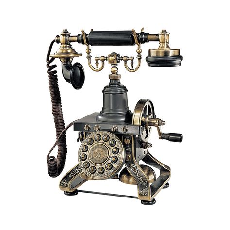 Amazon.com: Antique Phone - The Eiffel Tower 1892 Rotary Telephone - Corded Retro Phone - Vintage Decorative Telephones: Electronics Steampunk Bedroom, Antique Phone, Antique Telephone, Phone Decor, Rotary Phone, Retro Phone, Vintage Phones, Vintage Telephone, Design Toscano