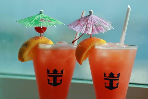 38 Royal Caribbean drink recipes perfect for any party | Royal Caribbean Blog Carribean Rum Punch, Caribbean Rum Punch Recipe, Cruise Cocktails, Bacardi Cocktail, White Sangria Recipe, Drink Of The Day, Mango Daiquiri, Caribbean Drinks, Quantum Of The Seas