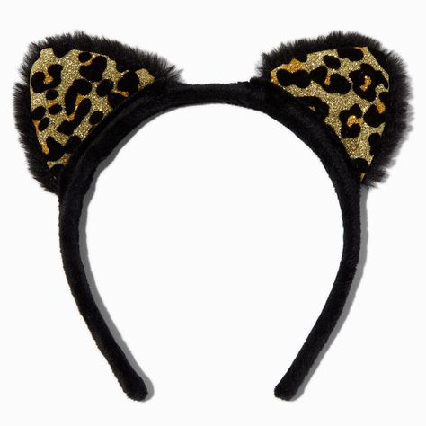 Leopard Print Cat Ears Headband, Cheetah Headband, Aladdin Birthday Party, Cat Ears Headband, Ears Headband, The Leopard, Fashionable Jewelry, Halloween Looks, Ear Headbands, Global Brands