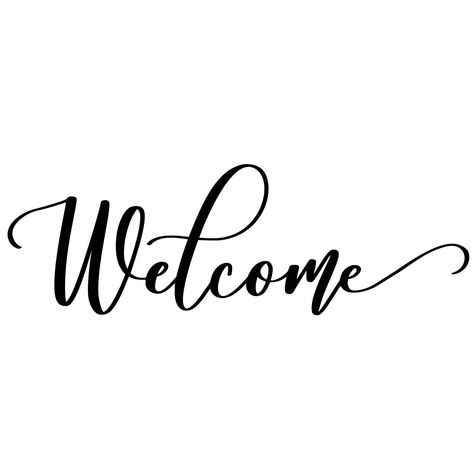 Welcome Stencil Printable Free, Cricut Signs, Welcome Quotes, Welcome Home Signs, Clover Tattoos, Creative Lettering, Silhouette Vinyl, Cursive Writing, Art House