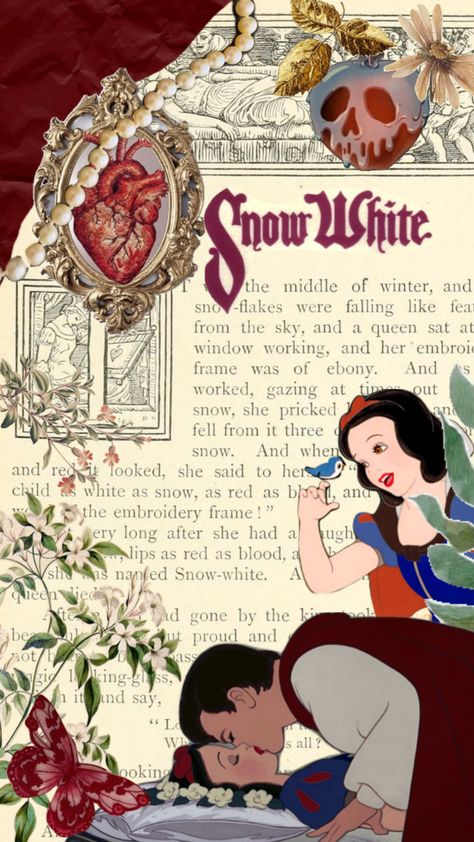 #myfirstshuffle Snow White Collage, Disney Snow White Wallpaper, Snow White Wallpaper Iphone, Snow White Aesthetic Wallpaper, Disney Wallpapers Aesthetic, Wallpaper Snow White, Snow White Aesthetic, Snow White Background, Snow White Wallpaper