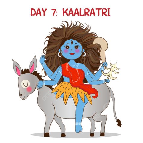 Kaalratri Devi, Cute Maa Durga Images, Nav Durga Image, Happy Hanuman Jayanti Wishes, Navratri Drawing, Navratri Goddess, Mata Drawing, Holi Painting, Navratri Devi