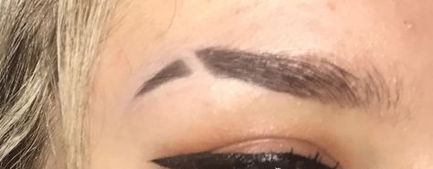 Eyebrow Claims For Dr, Slits In Eyebrows, Split Eyebrow, Shaved Eyebrows, Round Eyebrows, Eyebrow Cut, Shave Eyebrows, Eyebrow Slits, Straight Eyebrows