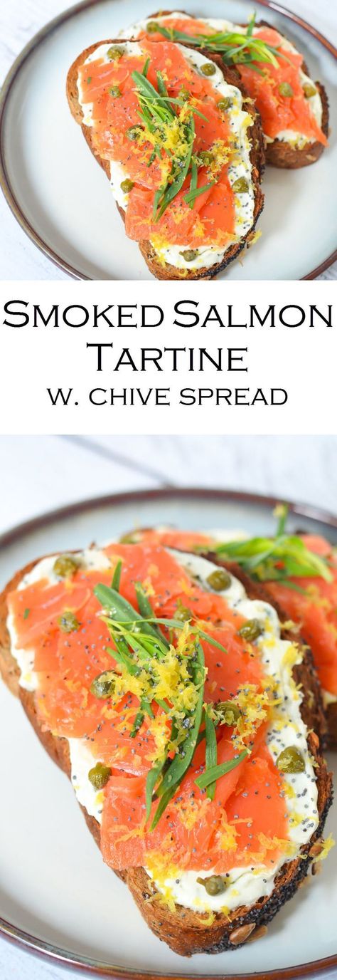 Salmon Tartine, Seafood Breakfast, Brunch Party Menu, Menu Project, Brunch Bites, Smoked Salmon Breakfast, Salmon Breakfast, College Snacks, Brunch Appetizers