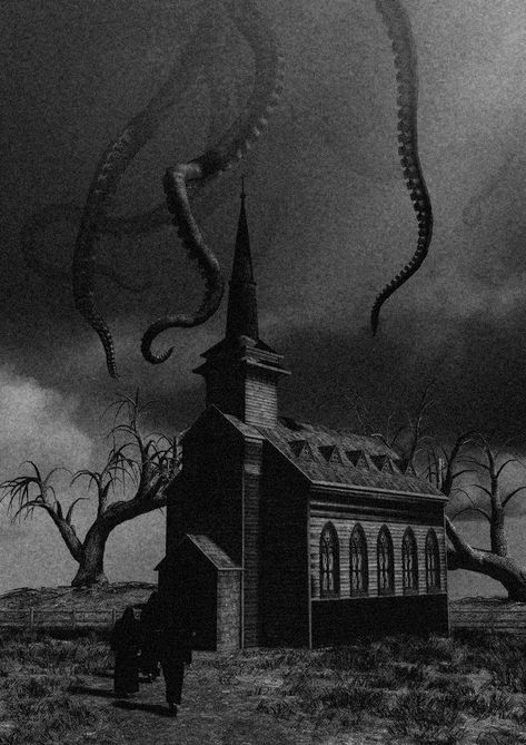 Lovecraft Art, Lovecraftian Horror, Arte Peculiar, Hp Lovecraft, Eldritch Horror, Cthulhu Mythos, Cosmic Horror, Call Of Cthulhu, Gothic Aesthetic