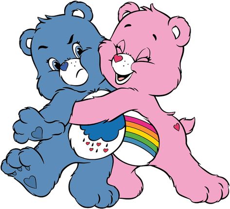 Care Bear, Care Bears, A Rainbow, Teddy Bears, Bears, Rainbow, Tumblr