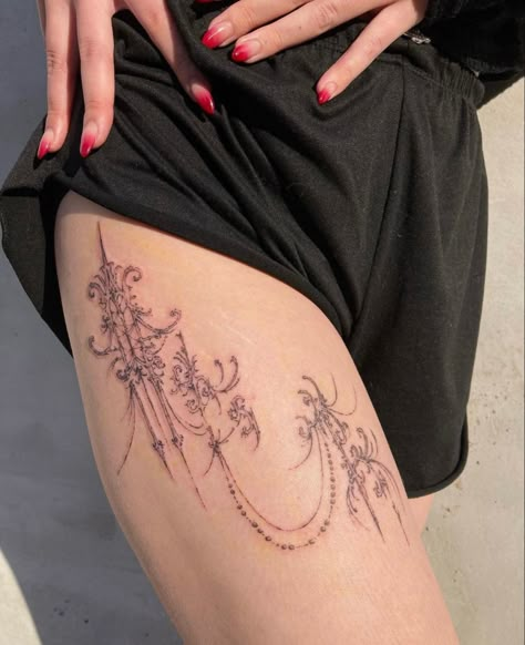 Leg Tattoo Inspiration, Tato Minimal, Entitled People, Sigil Tattoo, Creative Tattoo, Arm Band Tattoo, Thigh Tattoos Women, Leg Tattoo, 1 Tattoo