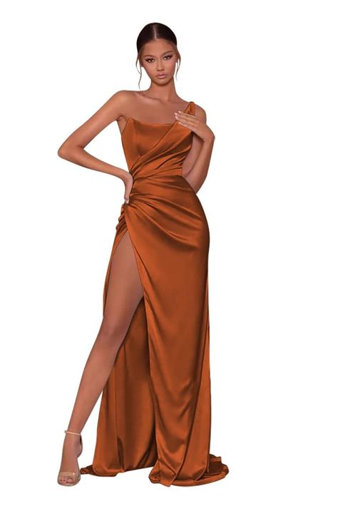 Gowns For Party, Dress Pins, Kueez Pins, Gown Ideas, Modeling Poses, One Shoulder Prom Dress, Mermaid Bridesmaid Dresses, Evening Party Gowns, Vibrant Patterns