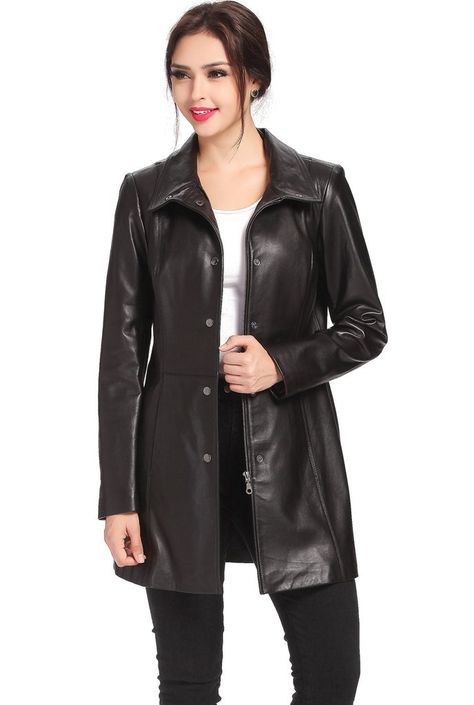 Formal Shirts Women, Ladies Leather Jacket, Women Leather Jacket, Short Leather Skirts, 90s Women, Leather Coat Womens, Real Leather Bags, Womens Jackets Casual, Leather Apron