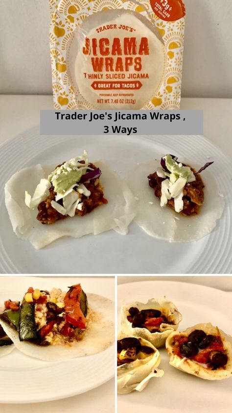 I’ve seen the jicama wraps at Trader Joe’s for a while, but never bought them until recently and I’m so glad I did. These are a great low carb replacement to tortillas, which make your weekly Taco Tuesdays slightly healthier. I also really like that the jicama wraps freeze well, which means you can preserve for longer use. Jicama Wraps, Paleo Diet Benefits, Paleo Diet Rules, Jicama Recipe, Taco Wraps, Savory Bites, Trader Joes Recipes, Best Low Carb Recipes, Low Carb Tortillas