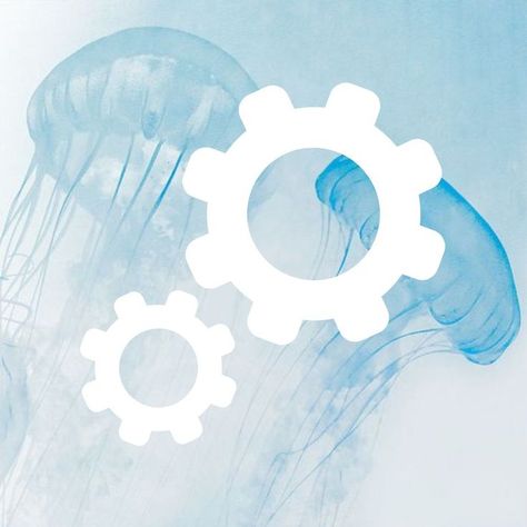 Jellyfish Aesthetic Jellyfish Aesthetic, Settings Icon, Sea Animals, Jellyfish, App Icon, Animals, Blue, Art