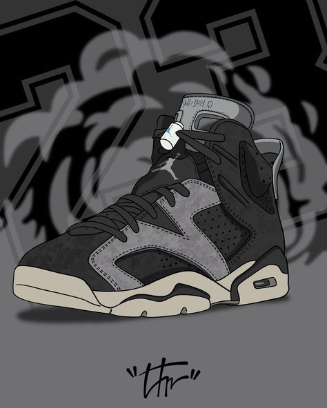 Sneaker Illustration в Instagram: «🔲 "Air Jordan 6 Tech Chrome" poster, order in direct! ⠀ 💭Support repost, like, comment! 📐Size:A2 (420x594 mm) 🗺 Shipping worldwide, order…» Chrome Poster, Shoe Logo Ideas, Sneaker Illustration, Jordan Shoes Wallpaper, Baseball Drawings, Cartoon Effect, Nike Stuff, Clothing Prints, Jordan Swag