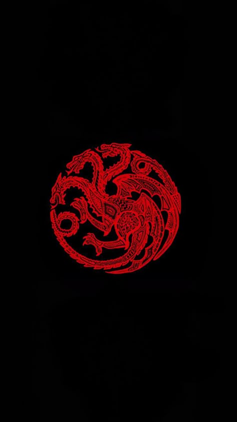 House Targaryen Wallpapers, Targaryen Banner, Targaryen Logo, Aegon The Conqueror, The Targaryens, Targaryen Wallpaper, Three Headed Dragon, Targaryen Dynasty, Arte Game