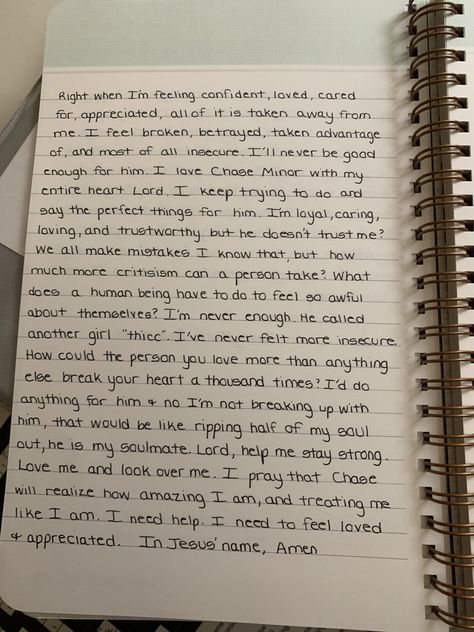 Writing Feelings Down, Written Journal Pages, Journal Examples Writing, Random Things To Write, Things To Write In A Journal, Writing In Journal, Notes To Write, Good Handwriting, Handwriting Inspo