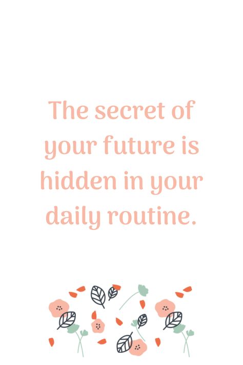 “The secret of your future is hidden in your daily routine” Having and maintaining a daily routine is incredibly important for living a productive and efficient life. Click the link for guides to how to live your most productive life. Daily Routine Wallpaper, Routine Wallpaper, Importance Quotes, Routine Quotes, Breaking Bad Habits, Productive Life, A Daily Routine, Healthy Happy Life, Break Bad Habits