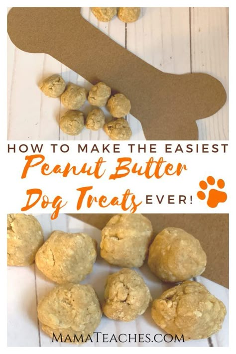 Easy Homemade Dog Treats Recipe - Mama Teaches Easy Homemade Dog Treats, Dog Treats Recipe, Dog Treats Homemade Easy, Easy Dog Treat Recipes, Frozen Dog Treats, Chicken Jerky, Dog Biscuit Recipes, Easy Dog Treats, Healthy Dog Treats Homemade