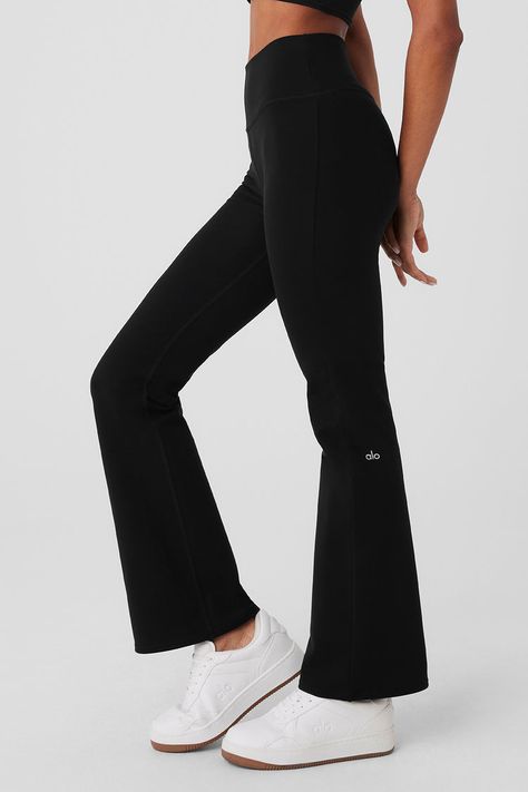 Lulu Flair Leggings, Alo Flare Leggings, Bootcut Leggings, Black Leggins, Dramatic Silhouette, The Flare, Boot Cut Leggings, Flare Legging, The Shins