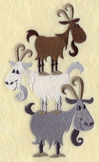 Goat Art, Waffle Weave Towels, Redwork Embroidery, Paper Embroidery, Folk Embroidery, Embroidered Towels, Japanese Embroidery, Free Machine Embroidery Designs, Wool Applique