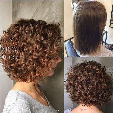 Short Permed Hair Before And After, Curled Bob Hairstyle, Short Perm, Curly Perm, Short Permed Hair, Mom Hair, Easy Hair Cuts, How To Curl Short Hair, Short Curly Haircuts