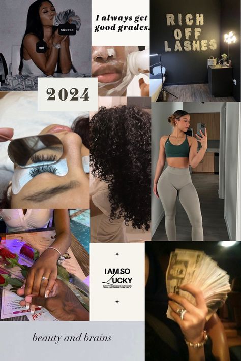 #2024visionboard #2024 #visionboard #goals #black #poc #hispanic #latina 2024 Vision Board, 2024 Vision, Vision Board, Collage, Tumblr, Pins, Quick Saves, Black