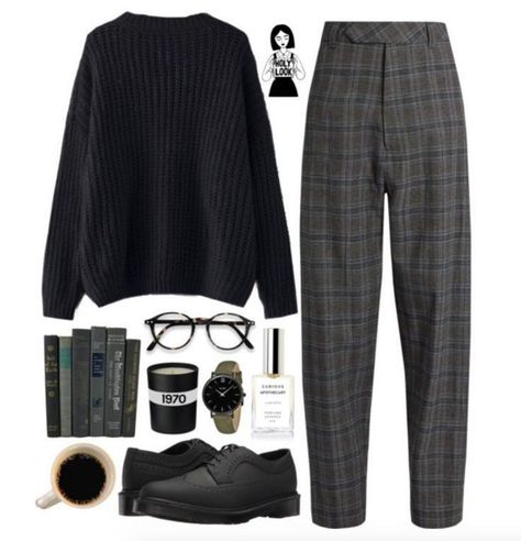 Dark Academia Outfits, Academia Outfits, Neue Outfits, Mode Inspo, Mode Inspiration, Looks Vintage, Retro Outfits, Grunge Outfits, Cute Casual Outfits