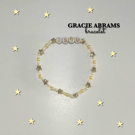 Gracie Abrams Friendship Bracelet, Gracie Abrams Bracelet, Gracie Concert, Concert Bracelets, Taylor Bracelets, Eras Bracelets, Rice Bead Bracelet, Friend Ideas, Bracelet Friendship