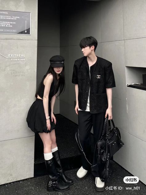 Couple Ootd, Korean Photoshoot, Couple Matching Outfits, Ancient Chinese Clothing, Couple Dress, Dara Kpop, Couple Fits, Ulzzang Couple, Korean Couple