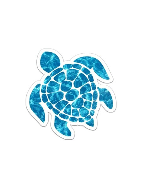 sea turtle sticker Book Cover Page Design, Turtle Sticker, Funny Laptop Stickers, Summer Stickers, Preppy Stickers, Homemade Stickers, Happy Stickers, Cute Laptop Stickers, Stickers Cool