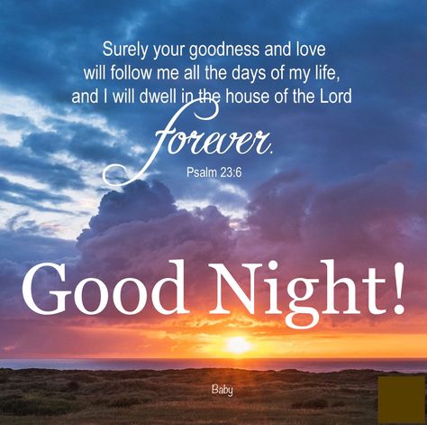 Good Night! Good Night Bible Verse, Inspirational Good Night Messages, Peace Bible Verse, Goodnight Quotes Inspirational, Popular Bible Verses, Good Night Prayer Quotes, Night Blessings, Morning Love Quotes, Good Night Prayer