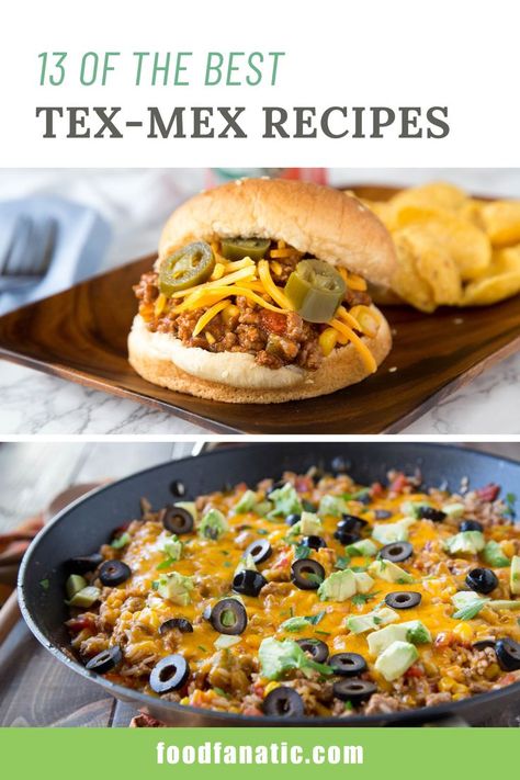 Tex-Mex Sloppy Joes image and Mexican Rice Skillet Cheese Beans, One Pot Dinner, Easy Lunch Recipes, Tex Mex Recipes, Dinner Plan, Best Dinner Recipes, Easy Dinners, Cooking Inspiration, Easy Lunches