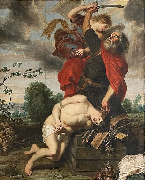 The Sacrifice, Religious Paintings, Peter Paul Rubens, Catholic Art, Caravaggio, Bible Art, Christian Art, Wikimedia Commons, Figure Painting