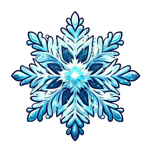 Frozen Snowflake, Snowflake Sticker, Blue Christmas Decor, Snow Flakes Diy, Birthday Cake Topper Printable, Wall Decor Crafts, Gems Art, Round Art, Art Painting Gallery