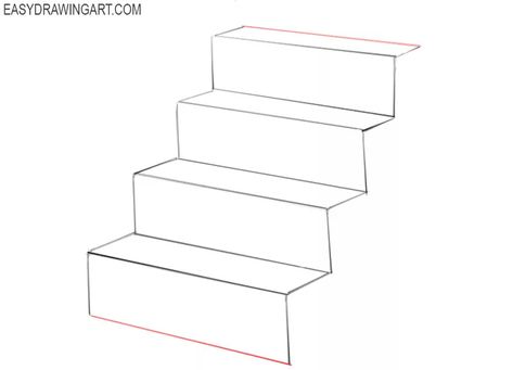 How to Draw Stairs - Easy Drawing Art Staircase Drawing, How To Draw Stairs, Floor Plan Symbols, Fancy Curtains, Stair Art, Painted Staircases, Architecture Drawing Sketchbooks, Poster Idea, Interior Staircase