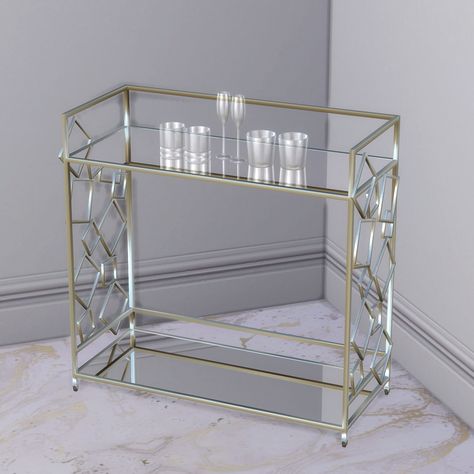 Sims 4 Functional Bar Cart, Sims 4 Drink Tray, Bar Cart Sims 4 Cc, Bar Cc Sims 4, Sims 4 Bar Cc, Mirrored Bar, Corner Bar, Cc Sims4, Cc Furniture