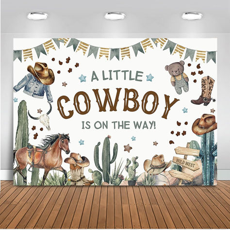 Cow Baby Shower, Wild West Theme, Shower Photography, Cowboy Baby Shower, Baby Shower Photography, Cowboy Baby, Shower Backdrop, Baby Shower Backdrop, Wild West