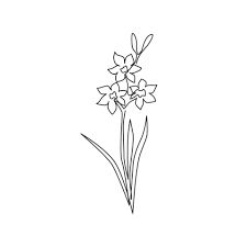 One continuous line drawing beauty fresh narcissus of garden logo. Printable decorative daffodil flower concept for wall decor home art poster print. Modern single line draw design vector illustration 4478640 Vector Art One Continuous Line Drawing, Garden Logo, Narcissus Flower, Flower Line Drawings, Single Line Drawing, Daffodil Flower, Continuous Line Drawing, Single Line, Continuous Line