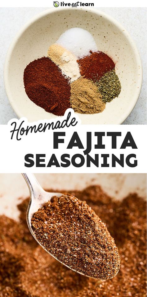 Camping Fajitas, Best Fajita Seasoning, Lake Foods, Chicken Fajita Seasoning, Chicken Fajitas Seasoning, Homemade Fajitas, Veggie Fajitas, Fajita Seasoning Recipe, Fajita Mix