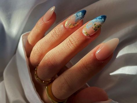 Beach Holiday Nails, Summer Holiday Nails, Beach Themed Nails, Vacation Nails Beach, Nails Vacation, Opal Nails, Beachy Nails, Natural Nail Art, Summer Nails Beach