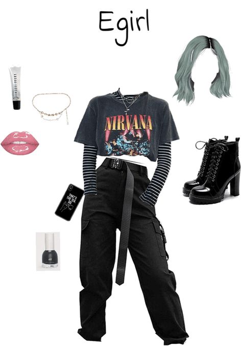 egirl check Outfit | ShopLook 13 Outfits, E Girl Style, Check Outfit, Mode Ulzzang, Egirl Fashion, E Girl Outfits, Egirl Outfits, Teenage Outfits, Aesthetic Grunge Outfit