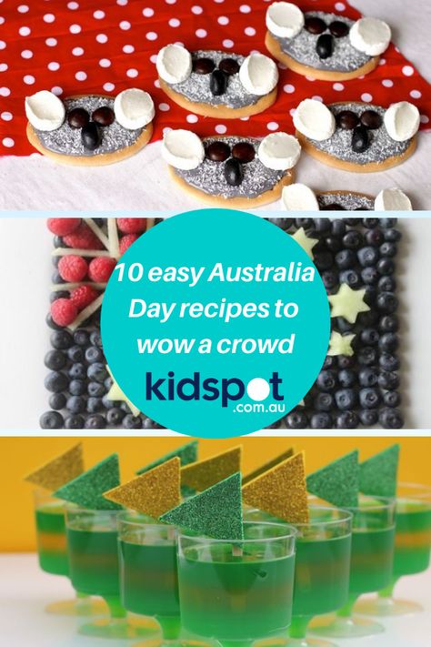 Australian Food For Kids, Australia Party Food, Australia Themed Party, Australia Birthday Party, Australia Day Food, Australian Birthday Party, Jungle Snacks, Australia Day Party, Aussie Party