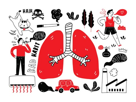 Unhealthy Lungs Drawing, Lung Cancercore Aesthetic, Injury Aesthetic, Lungs Illustration, Lungs Drawing, Sorry Images, Body Bones, Healthy Lungs, Medical Wallpaper